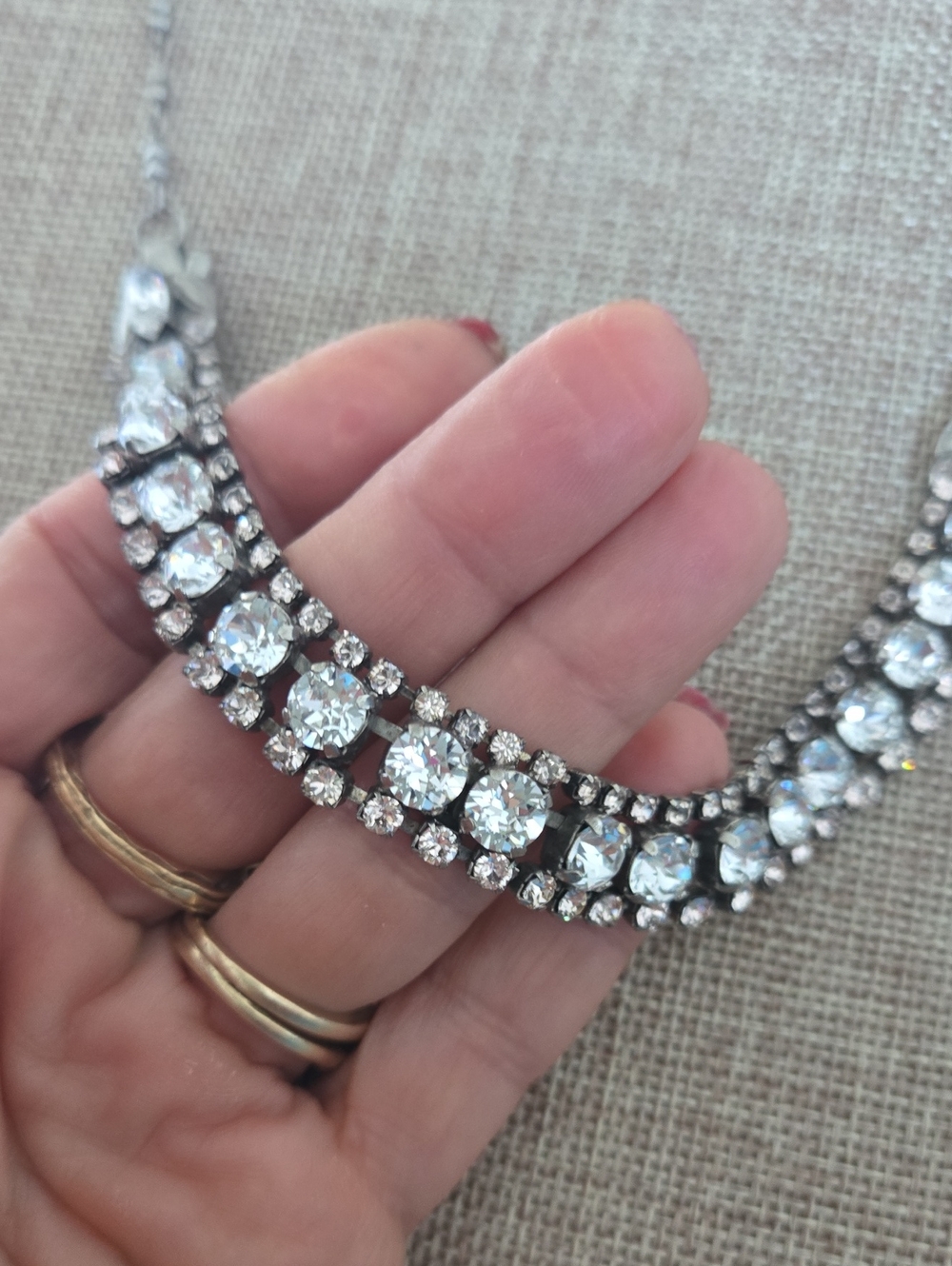 Sorrelli Crystal Classic Collar Necklace